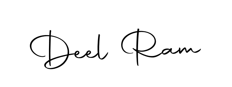 Design your own signature with our free online signature maker. With this signature software, you can create a handwritten (Autography-DOLnW) signature for name Deel Ram. Deel Ram signature style 10 images and pictures png