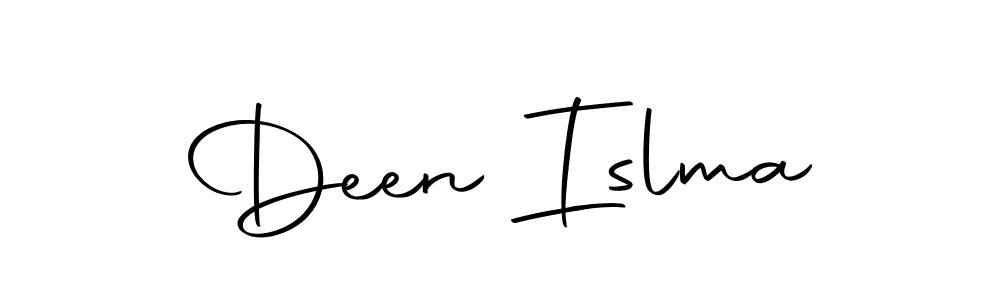 How to make Deen Islma name signature. Use Autography-DOLnW style for creating short signs online. This is the latest handwritten sign. Deen Islma signature style 10 images and pictures png