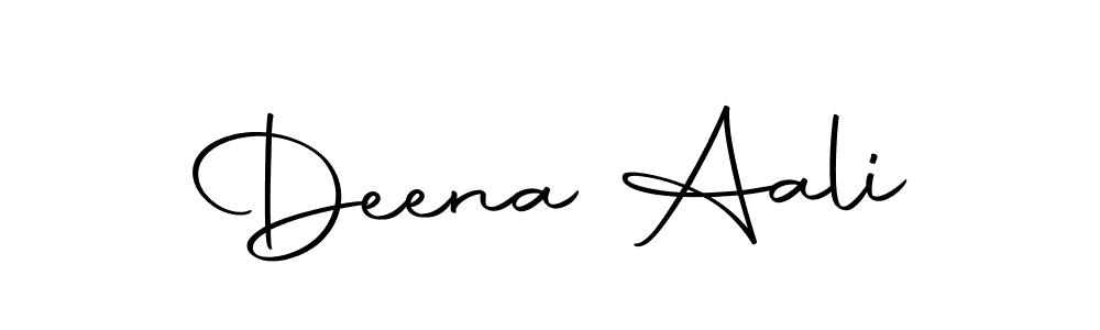 Use a signature maker to create a handwritten signature online. With this signature software, you can design (Autography-DOLnW) your own signature for name Deena Aali. Deena Aali signature style 10 images and pictures png