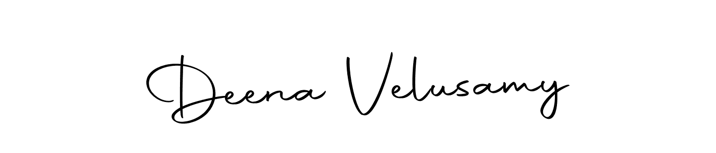 Make a short Deena Velusamy signature style. Manage your documents anywhere anytime using Autography-DOLnW. Create and add eSignatures, submit forms, share and send files easily. Deena Velusamy signature style 10 images and pictures png