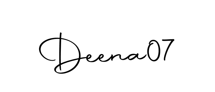 Deena07 stylish signature style. Best Handwritten Sign (Autography-DOLnW) for my name. Handwritten Signature Collection Ideas for my name Deena07. Deena07 signature style 10 images and pictures png