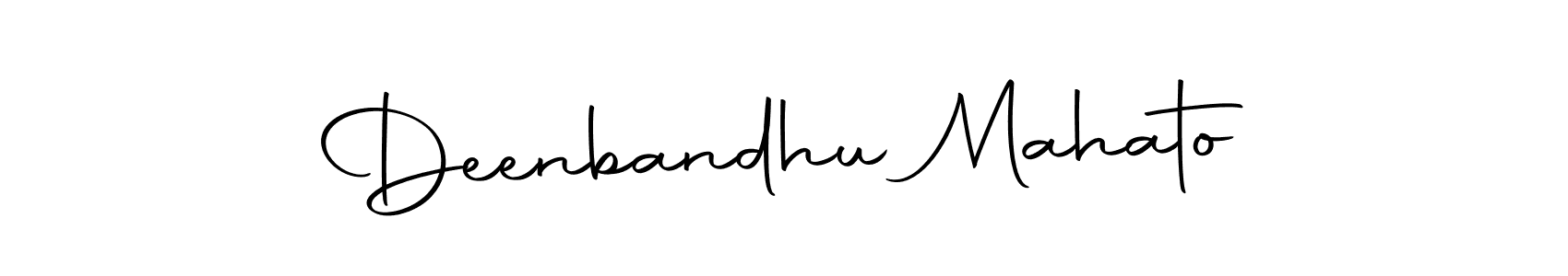 Design your own signature with our free online signature maker. With this signature software, you can create a handwritten (Autography-DOLnW) signature for name Deenbandhu Mahato. Deenbandhu Mahato signature style 10 images and pictures png