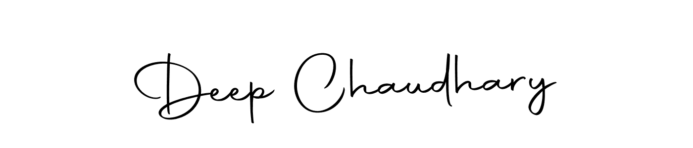 Create a beautiful signature design for name Deep Chaudhary. With this signature (Autography-DOLnW) fonts, you can make a handwritten signature for free. Deep Chaudhary signature style 10 images and pictures png