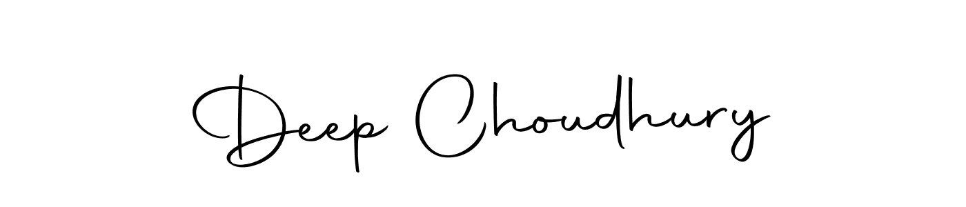 Design your own signature with our free online signature maker. With this signature software, you can create a handwritten (Autography-DOLnW) signature for name Deep Choudhury. Deep Choudhury signature style 10 images and pictures png