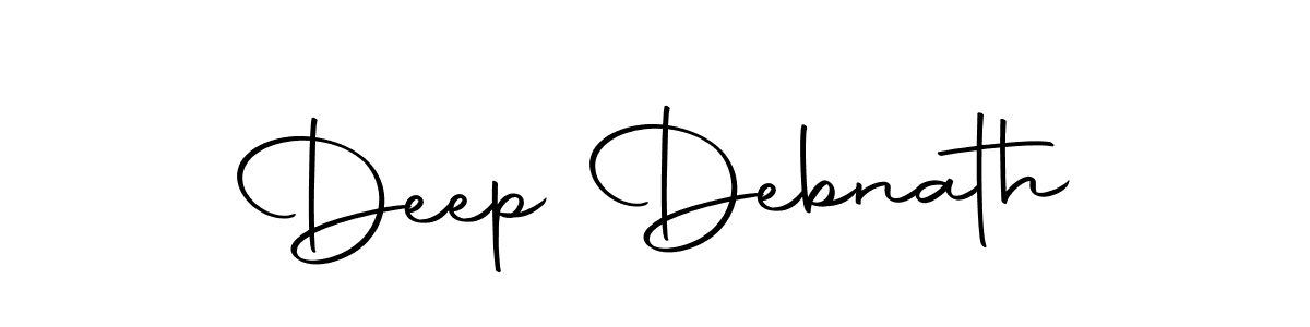 Design your own signature with our free online signature maker. With this signature software, you can create a handwritten (Autography-DOLnW) signature for name Deep Debnath. Deep Debnath signature style 10 images and pictures png