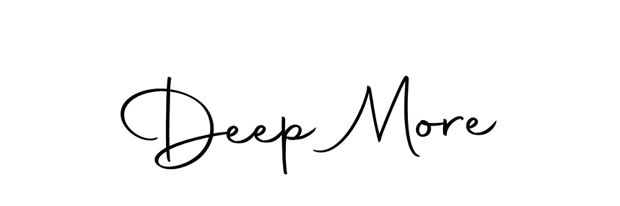 You should practise on your own different ways (Autography-DOLnW) to write your name (Deep More) in signature. don't let someone else do it for you. Deep More signature style 10 images and pictures png