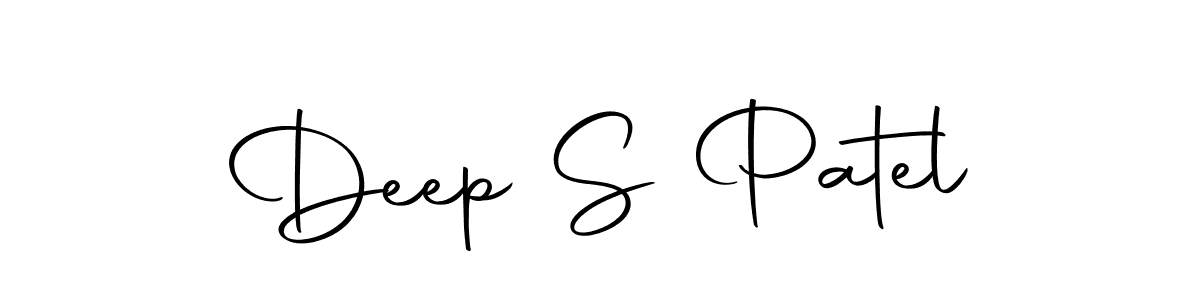 Create a beautiful signature design for name Deep S Patel. With this signature (Autography-DOLnW) fonts, you can make a handwritten signature for free. Deep S Patel signature style 10 images and pictures png