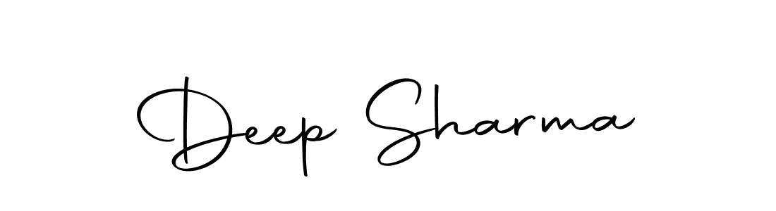 Create a beautiful signature design for name Deep Sharma. With this signature (Autography-DOLnW) fonts, you can make a handwritten signature for free. Deep Sharma signature style 10 images and pictures png