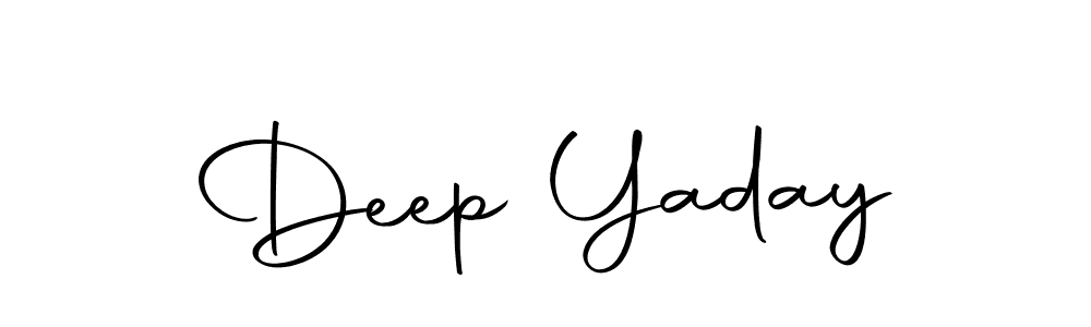 Create a beautiful signature design for name Deep Yaday. With this signature (Autography-DOLnW) fonts, you can make a handwritten signature for free. Deep Yaday signature style 10 images and pictures png