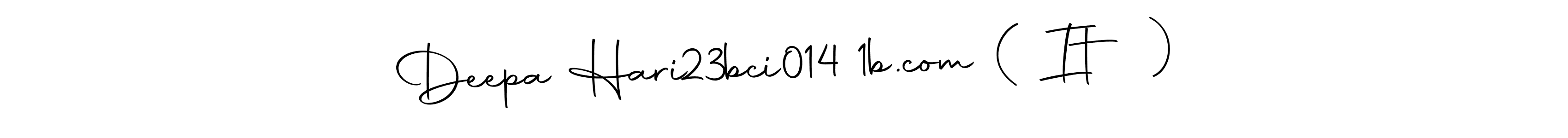 Make a short Deepa Hari  23bci014 1b.com ( It ) signature style. Manage your documents anywhere anytime using Autography-DOLnW. Create and add eSignatures, submit forms, share and send files easily. Deepa Hari  23bci014 1b.com ( It ) signature style 10 images and pictures png