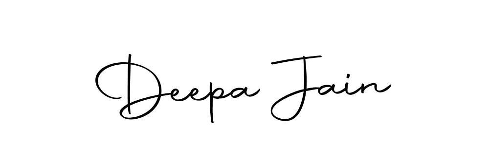 Design your own signature with our free online signature maker. With this signature software, you can create a handwritten (Autography-DOLnW) signature for name Deepa Jain. Deepa Jain signature style 10 images and pictures png