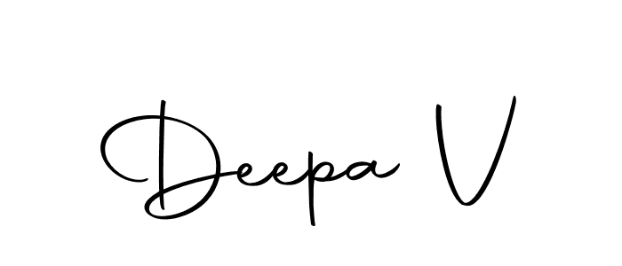 The best way (Autography-DOLnW) to make a short signature is to pick only two or three words in your name. The name Deepa V include a total of six letters. For converting this name. Deepa V signature style 10 images and pictures png