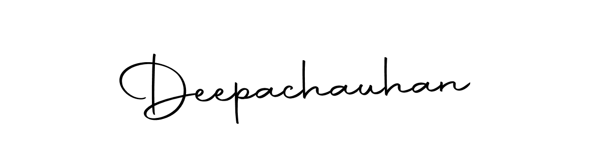 How to make Deepachauhan signature? Autography-DOLnW is a professional autograph style. Create handwritten signature for Deepachauhan name. Deepachauhan signature style 10 images and pictures png