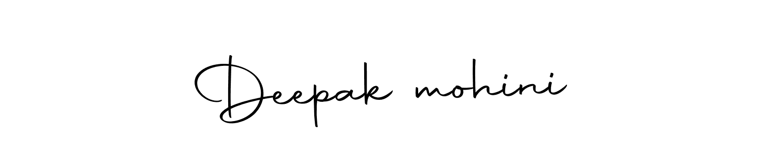 Design your own signature with our free online signature maker. With this signature software, you can create a handwritten (Autography-DOLnW) signature for name Deepak♡mohini. Deepak♡mohini signature style 10 images and pictures png