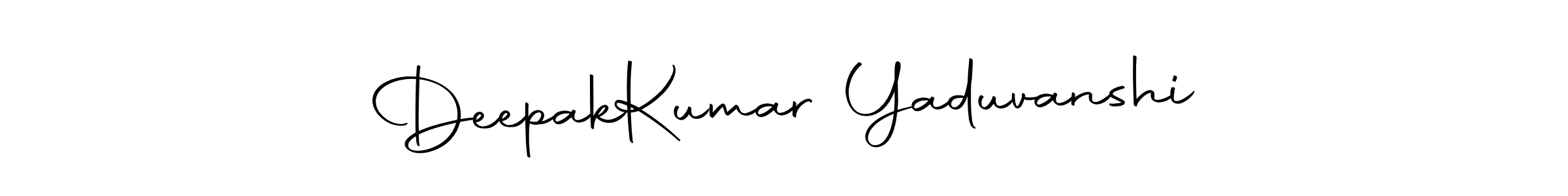 You should practise on your own different ways (Autography-DOLnW) to write your name (Deepak  Kumar Yaduvanshi) in signature. don't let someone else do it for you. Deepak  Kumar Yaduvanshi signature style 10 images and pictures png