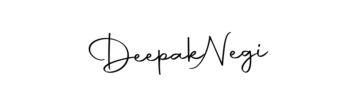 Create a beautiful signature design for name Deepak  Negi. With this signature (Autography-DOLnW) fonts, you can make a handwritten signature for free. Deepak  Negi signature style 10 images and pictures png