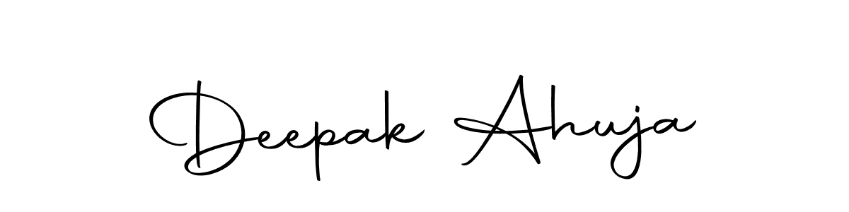 The best way (Autography-DOLnW) to make a short signature is to pick only two or three words in your name. The name Deepak Ahuja include a total of six letters. For converting this name. Deepak Ahuja signature style 10 images and pictures png