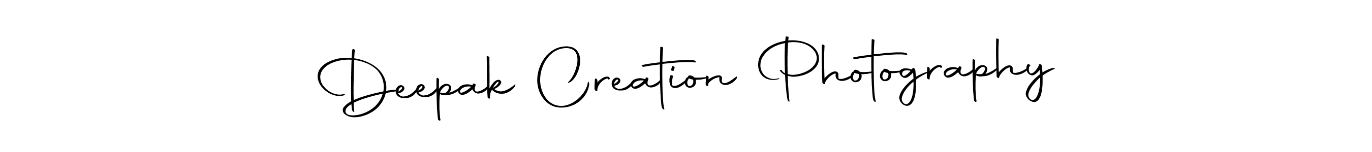 Design your own signature with our free online signature maker. With this signature software, you can create a handwritten (Autography-DOLnW) signature for name Deepak Creation Photography. Deepak Creation Photography signature style 10 images and pictures png