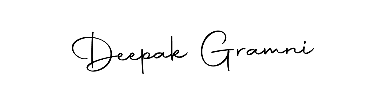 How to make Deepak Gramni signature? Autography-DOLnW is a professional autograph style. Create handwritten signature for Deepak Gramni name. Deepak Gramni signature style 10 images and pictures png