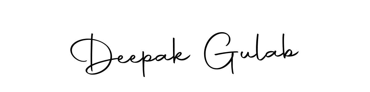 Make a beautiful signature design for name Deepak Gulab. With this signature (Autography-DOLnW) style, you can create a handwritten signature for free. Deepak Gulab signature style 10 images and pictures png