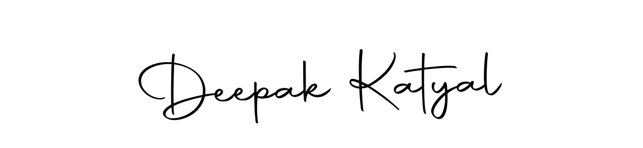 Design your own signature with our free online signature maker. With this signature software, you can create a handwritten (Autography-DOLnW) signature for name Deepak Katyal. Deepak Katyal signature style 10 images and pictures png