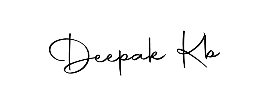 Design your own signature with our free online signature maker. With this signature software, you can create a handwritten (Autography-DOLnW) signature for name Deepak Kb. Deepak Kb signature style 10 images and pictures png