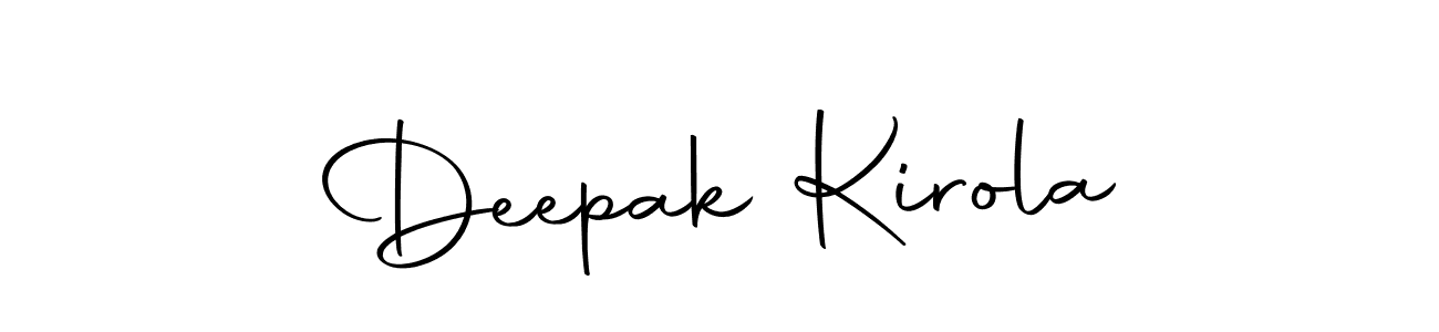 The best way (Autography-DOLnW) to make a short signature is to pick only two or three words in your name. The name Deepak Kirola include a total of six letters. For converting this name. Deepak Kirola signature style 10 images and pictures png