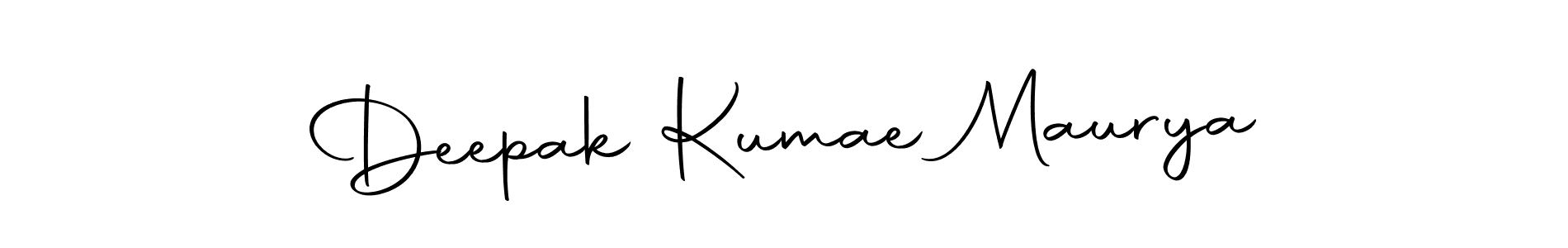 Make a short Deepak Kumae Maurya signature style. Manage your documents anywhere anytime using Autography-DOLnW. Create and add eSignatures, submit forms, share and send files easily. Deepak Kumae Maurya signature style 10 images and pictures png