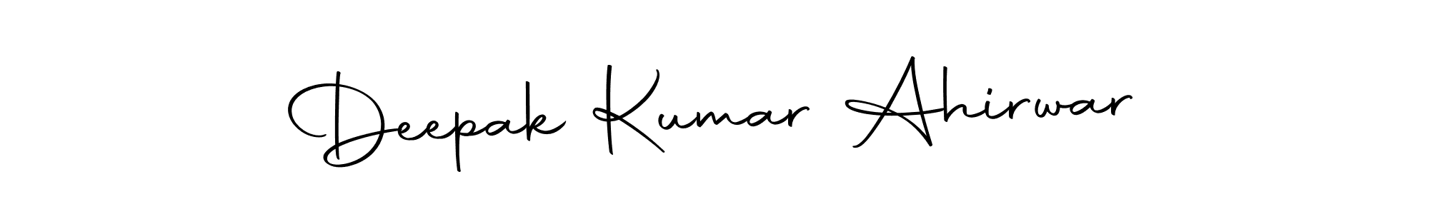 Make a beautiful signature design for name Deepak Kumar Ahirwar. With this signature (Autography-DOLnW) style, you can create a handwritten signature for free. Deepak Kumar Ahirwar signature style 10 images and pictures png
