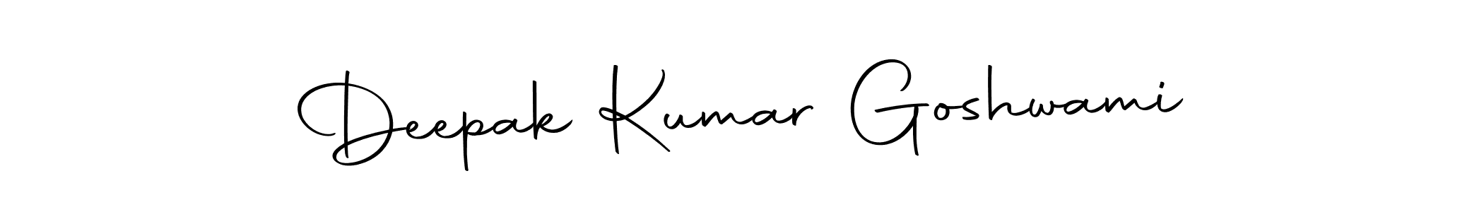 How to make Deepak Kumar Goshwami name signature. Use Autography-DOLnW style for creating short signs online. This is the latest handwritten sign. Deepak Kumar Goshwami signature style 10 images and pictures png