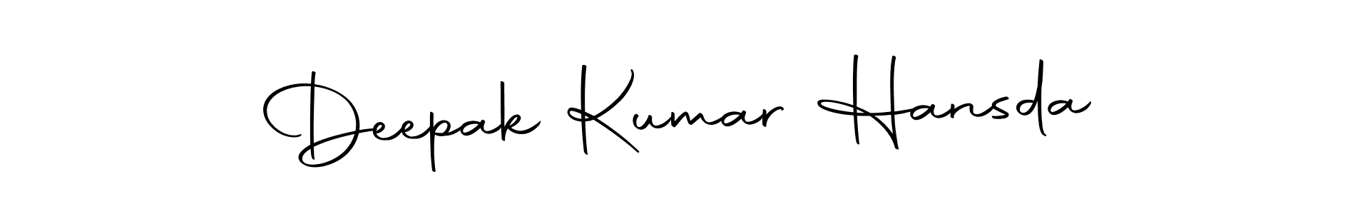 Design your own signature with our free online signature maker. With this signature software, you can create a handwritten (Autography-DOLnW) signature for name Deepak Kumar Hansda. Deepak Kumar Hansda signature style 10 images and pictures png
