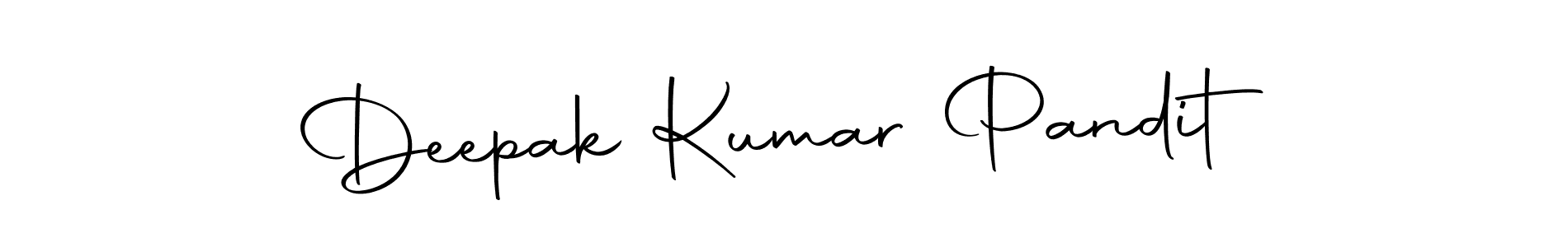 Use a signature maker to create a handwritten signature online. With this signature software, you can design (Autography-DOLnW) your own signature for name Deepak Kumar Pandit. Deepak Kumar Pandit signature style 10 images and pictures png