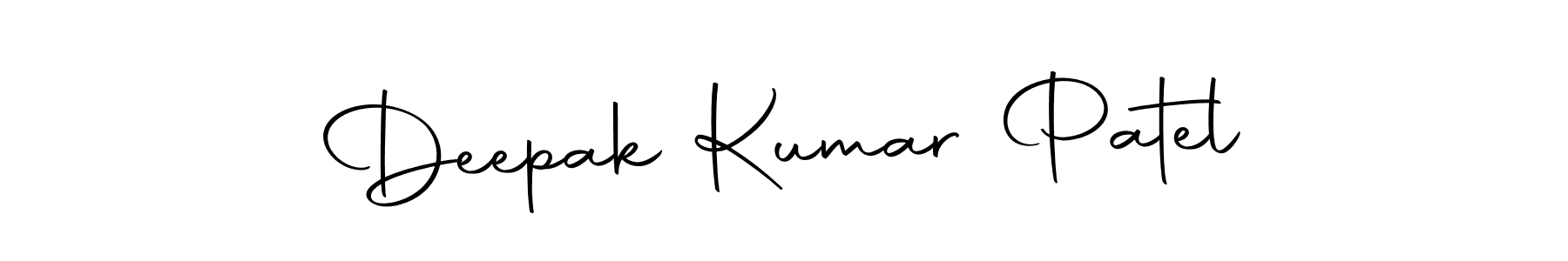 Make a beautiful signature design for name Deepak Kumar Patel. With this signature (Autography-DOLnW) style, you can create a handwritten signature for free. Deepak Kumar Patel signature style 10 images and pictures png