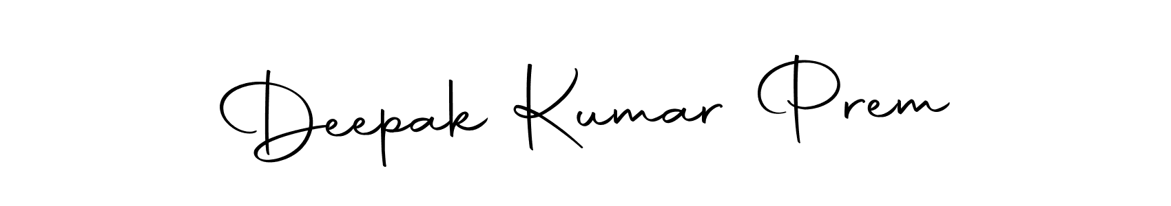 Create a beautiful signature design for name Deepak Kumar Prem. With this signature (Autography-DOLnW) fonts, you can make a handwritten signature for free. Deepak Kumar Prem signature style 10 images and pictures png