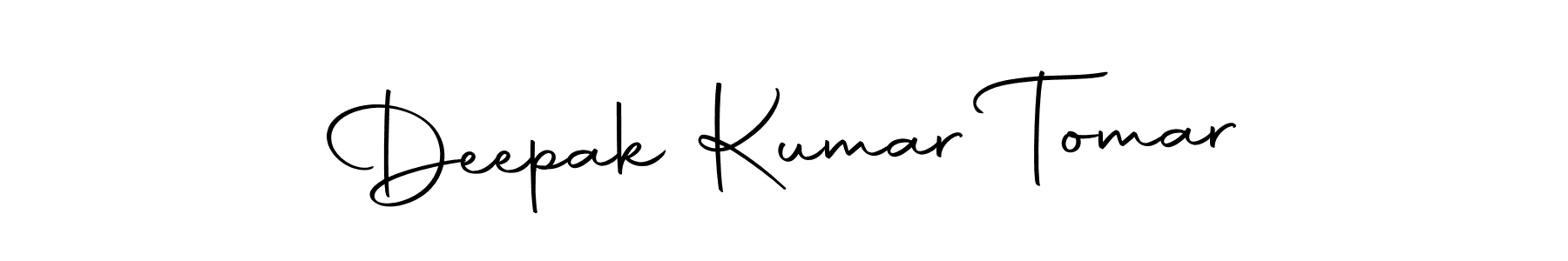 Make a short Deepak Kumar Tomar signature style. Manage your documents anywhere anytime using Autography-DOLnW. Create and add eSignatures, submit forms, share and send files easily. Deepak Kumar Tomar signature style 10 images and pictures png