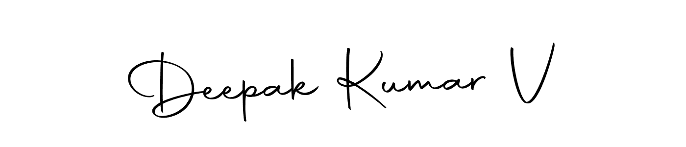 Make a beautiful signature design for name Deepak Kumar V. Use this online signature maker to create a handwritten signature for free. Deepak Kumar V signature style 10 images and pictures png