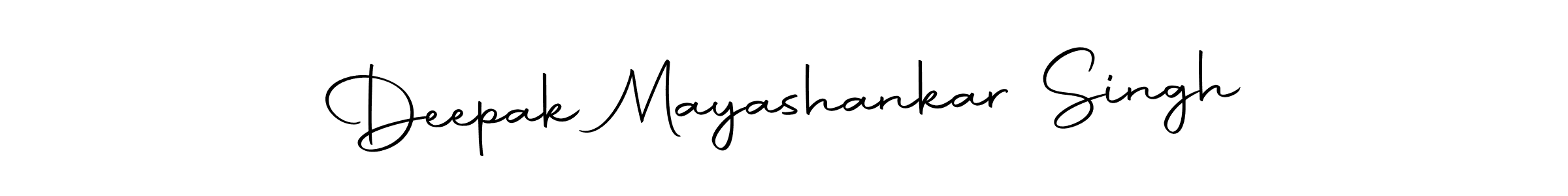 Design your own signature with our free online signature maker. With this signature software, you can create a handwritten (Autography-DOLnW) signature for name Deepak Mayashankar Singh. Deepak Mayashankar Singh signature style 10 images and pictures png