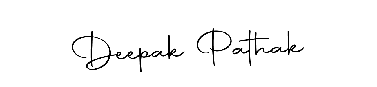 How to make Deepak Pathak signature? Autography-DOLnW is a professional autograph style. Create handwritten signature for Deepak Pathak name. Deepak Pathak signature style 10 images and pictures png