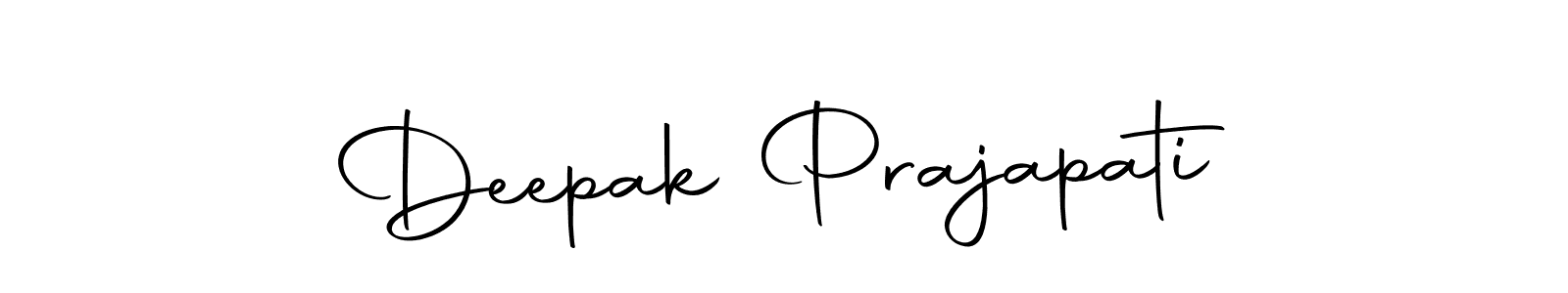 The best way (Autography-DOLnW) to make a short signature is to pick only two or three words in your name. The name Deepak Prajapati include a total of six letters. For converting this name. Deepak Prajapati signature style 10 images and pictures png