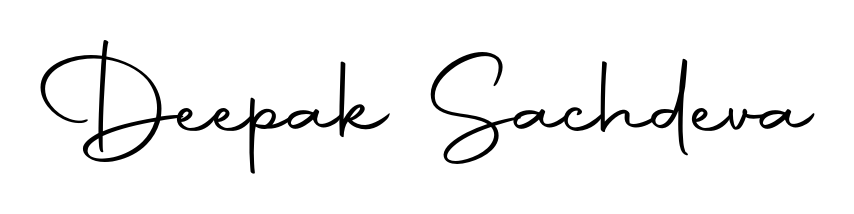The best way (Autography-DOLnW) to make a short signature is to pick only two or three words in your name. For converting this name Deepak Sachdeva. Deepak Sachdeva signature style 10 images and pictures png