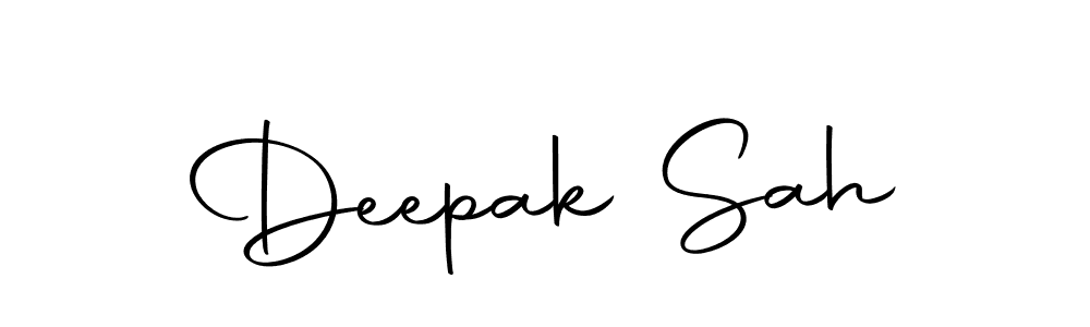 Make a beautiful signature design for name Deepak Sah. With this signature (Autography-DOLnW) style, you can create a handwritten signature for free. Deepak Sah signature style 10 images and pictures png