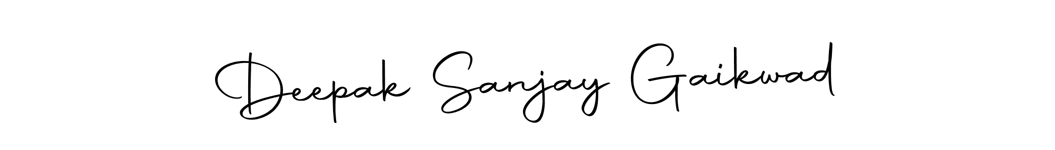 Autography-DOLnW is a professional signature style that is perfect for those who want to add a touch of class to their signature. It is also a great choice for those who want to make their signature more unique. Get Deepak Sanjay Gaikwad name to fancy signature for free. Deepak Sanjay Gaikwad signature style 10 images and pictures png