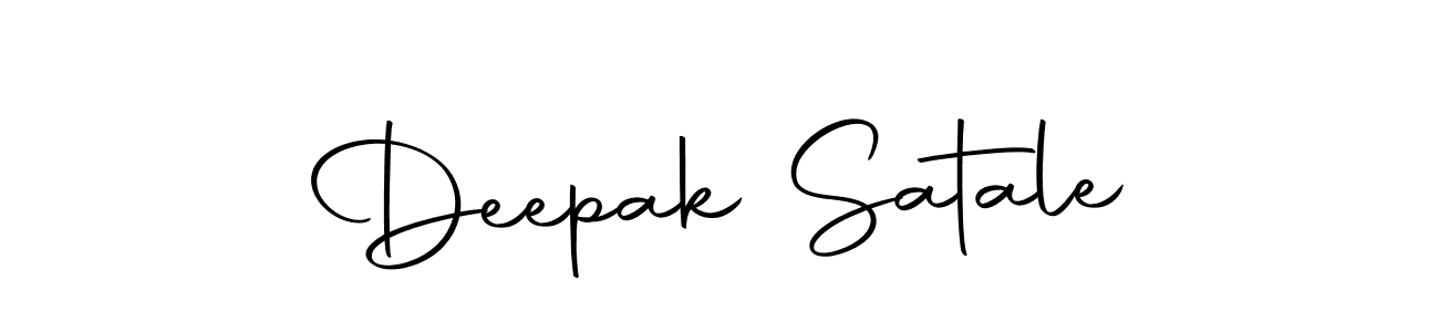 How to make Deepak Satale signature? Autography-DOLnW is a professional autograph style. Create handwritten signature for Deepak Satale name. Deepak Satale signature style 10 images and pictures png
