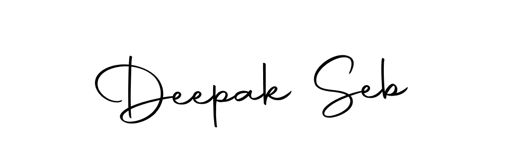 Make a beautiful signature design for name Deepak Seb. With this signature (Autography-DOLnW) style, you can create a handwritten signature for free. Deepak Seb signature style 10 images and pictures png