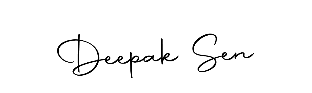 Use a signature maker to create a handwritten signature online. With this signature software, you can design (Autography-DOLnW) your own signature for name Deepak Sen. Deepak Sen signature style 10 images and pictures png