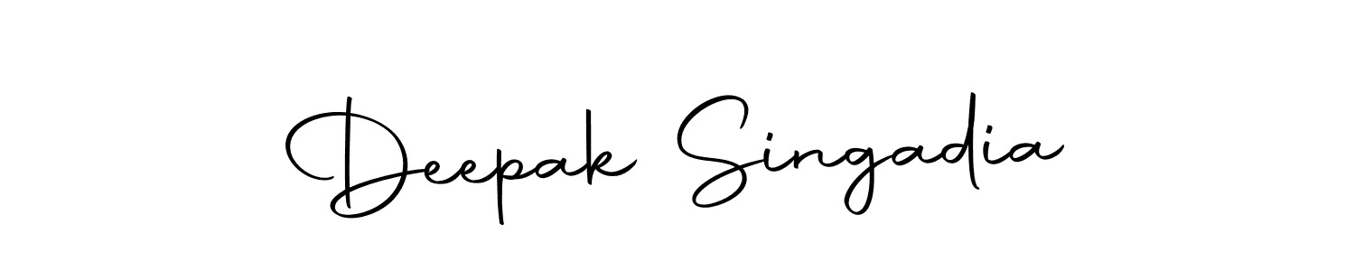 Make a beautiful signature design for name Deepak Singadia. With this signature (Autography-DOLnW) style, you can create a handwritten signature for free. Deepak Singadia signature style 10 images and pictures png