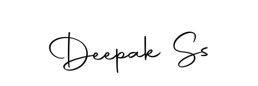 The best way (Autography-DOLnW) to make a short signature is to pick only two or three words in your name. The name Deepak Ss include a total of six letters. For converting this name. Deepak Ss signature style 10 images and pictures png