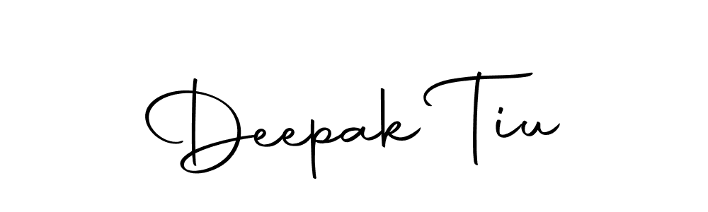 How to make Deepak Tiu signature? Autography-DOLnW is a professional autograph style. Create handwritten signature for Deepak Tiu name. Deepak Tiu signature style 10 images and pictures png