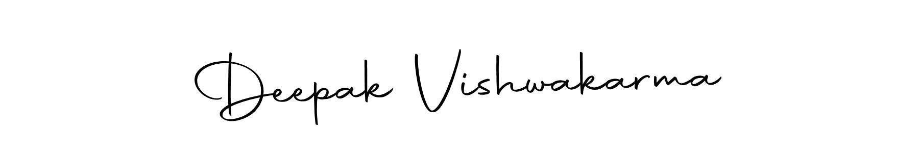 Also we have Deepak Vishwakarma name is the best signature style. Create professional handwritten signature collection using Autography-DOLnW autograph style. Deepak Vishwakarma signature style 10 images and pictures png