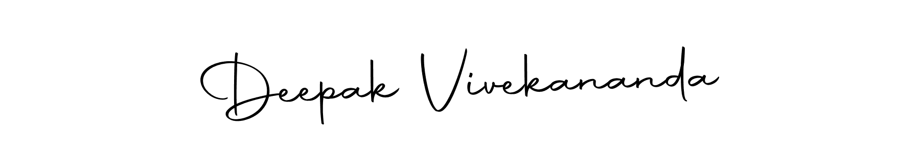 How to make Deepak Vivekananda signature? Autography-DOLnW is a professional autograph style. Create handwritten signature for Deepak Vivekananda name. Deepak Vivekananda signature style 10 images and pictures png